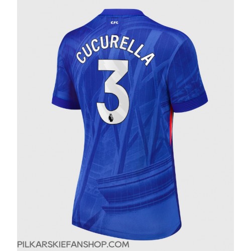 Koszulka piłkarska Chelsea Marc Cucurella #3 Strój Domowy dla kobiety 2025-26 tanio Krótki Rękaw Koszulka piłkarska Chelsea Marc Cucurella #3 Strój Domowy dla kobiety 2025-26 tanio Krótki Rękaw